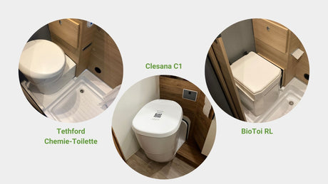 Die beste Toilette für dein Reisemobil - ein Vergleich der BioToi RL und Clesana C1 mit Standard Chemie-Toiletten