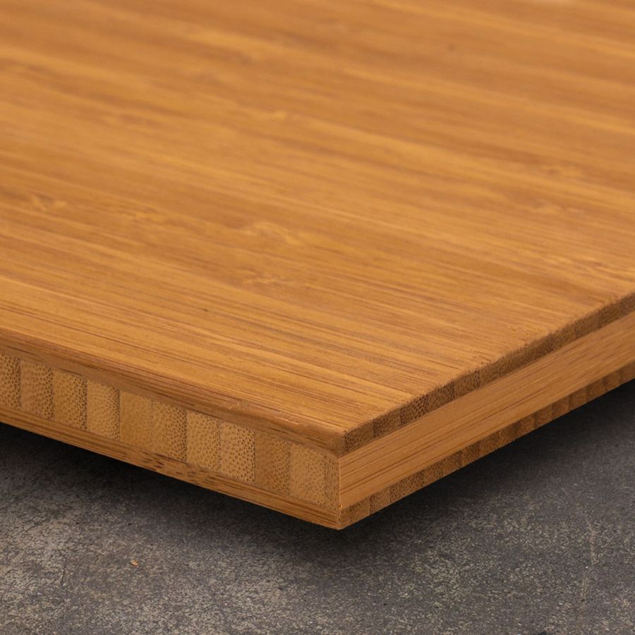 3-Schicht Vollholzplatte Bambus - Hochkant- & Breitlamelle (versch. Stärken) - Vamper