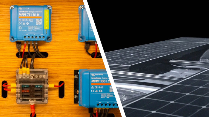 Solaranlage und Laderegler