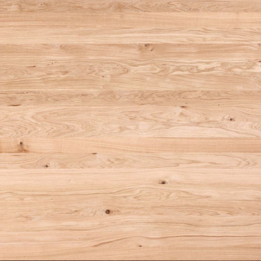 Vollholzplatte Eiche - Drei-Schichtplatte mit durchgehenden Lamellen - Vamper