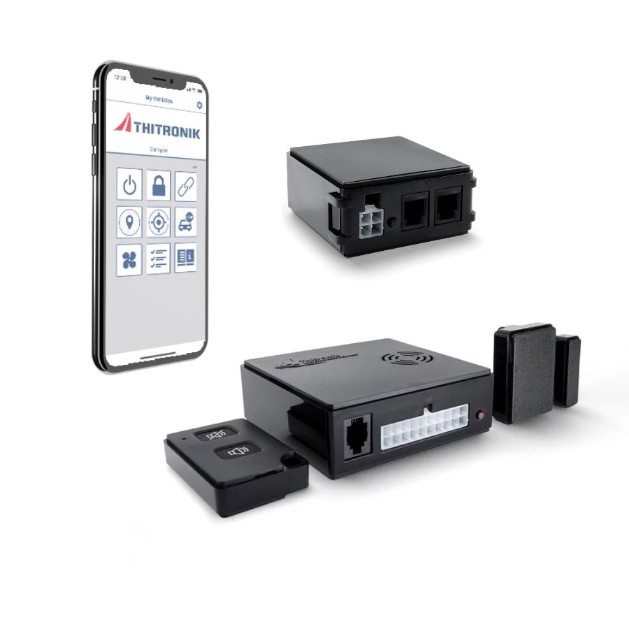 THITRONIK Funk-Alarmanlage WiPro III safe.lock inkl. Einbau (viele Erweiterungs-Optionen) - Vamper