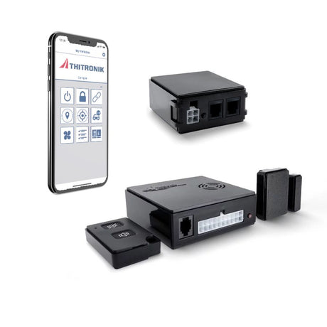 THITRONIK Funk-Alarmanlage WiPro III safe.lock inkl. Einbau (viele Erweiterungs-Optionen) - Vamper