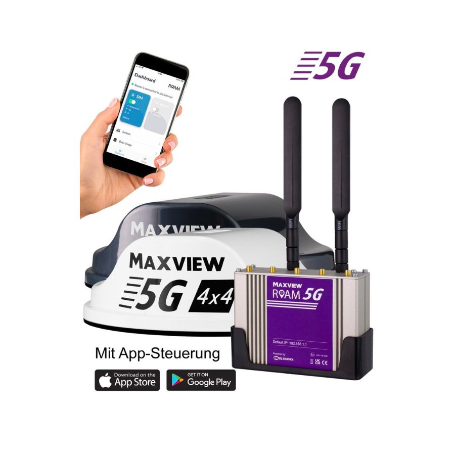 Maxview Roam LTE/5G Antenne und Router - inkl. Einbau - Vamper