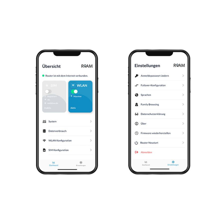 Maxview Roam LTE/5G Antenne und Router - inkl. Einbau - Vamper