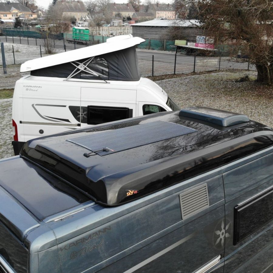 Aufstelldach mit Solarpanel