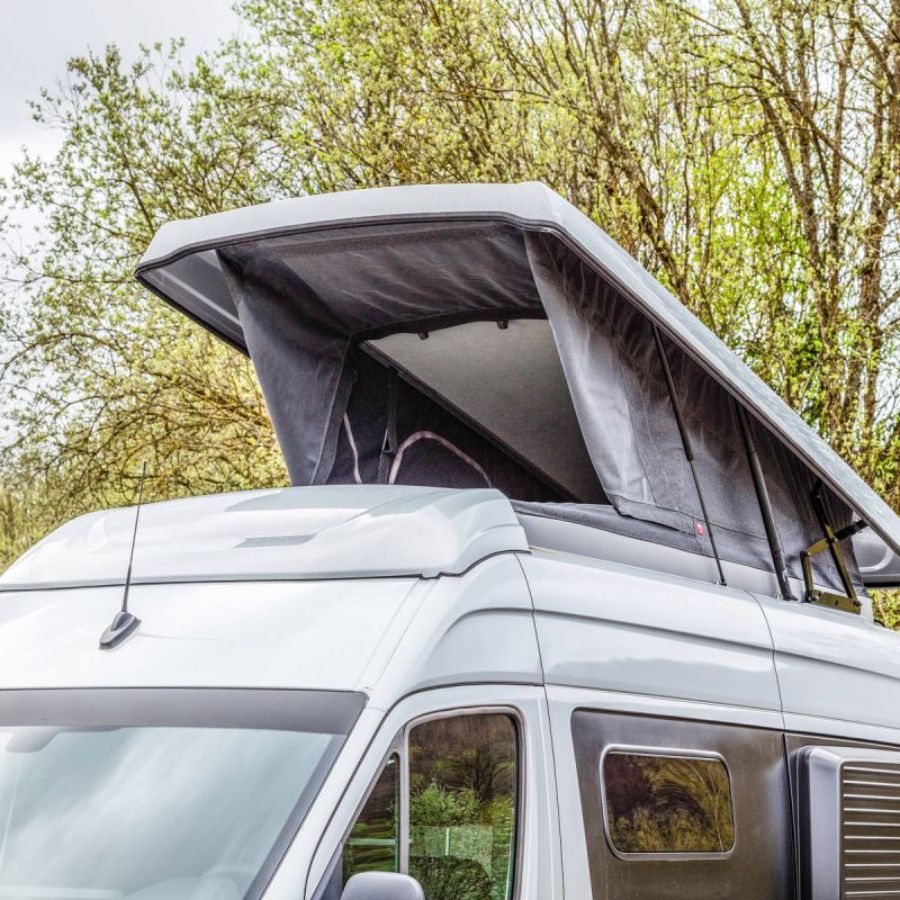 Aufstelldach SCA 252 für Mercedes-Benz Sprinter und VW Crafter mit Einbau - Vamper