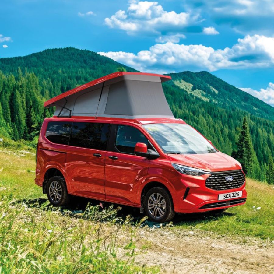 Aufstelldach SCA 324 / SCA 326 für Ford Transit Custom / Tourneo Custom mit Einbau - Vamper