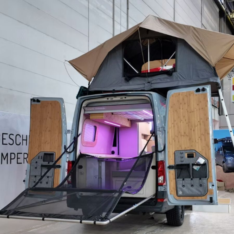 Soul Floater - ergonomische Premium-Außenliege für Kastenwagen inkl. Einbau