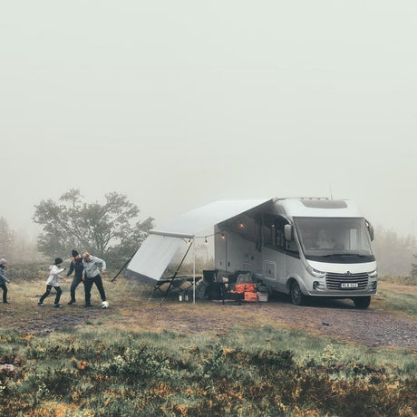 THULE Omnistor 9200 Dachmarkise – maximale Stabilität und Überdachung für große Wohnmobile und Liner - Vamper