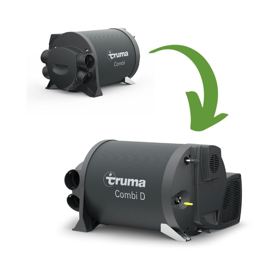 Truma Combi 4 Heizung und Warmwasser - Umrüstung auf Combi 4D (von Gas –  Vamper
