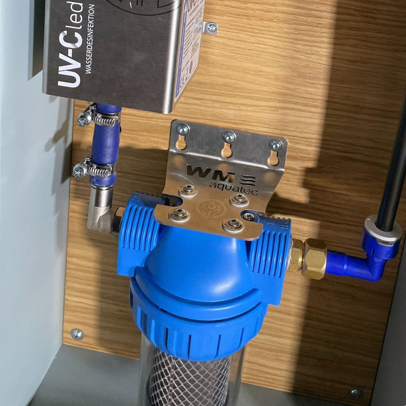 Wasseranlage mit Filtersystem im Camper